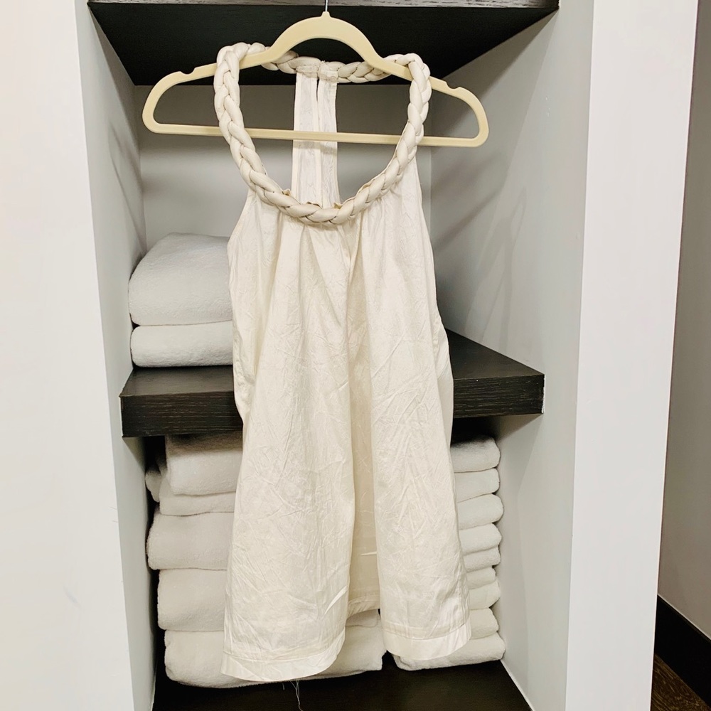 Calypso Kimberly Dress in White/Off White